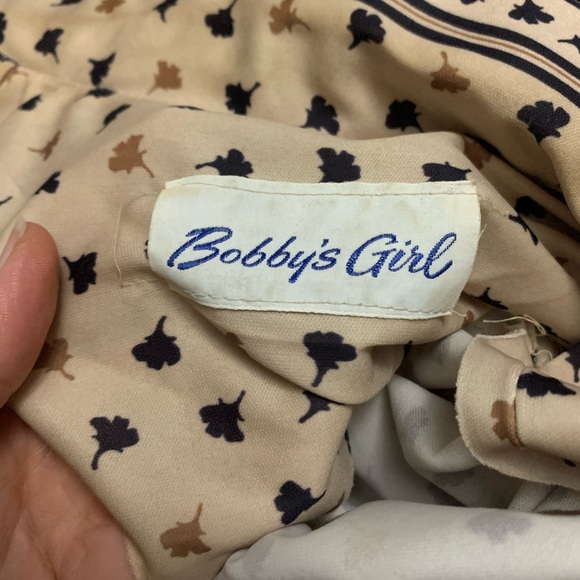 Vintage 70’s midi-dress with matching vest size Medium Hippie couture Geek retro - Picture 6 of 16